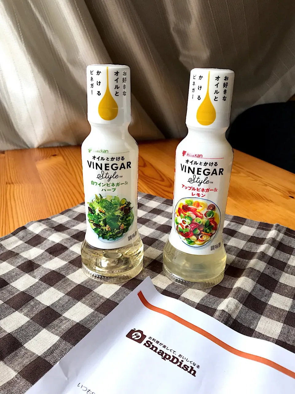 Snapdishの料理写真:VINEGAR Style アップルビネガー&レモン、VINEGAR Style 白ワインビネガー&ハーブ、モニター当選ありがとうございます！|sayaさん