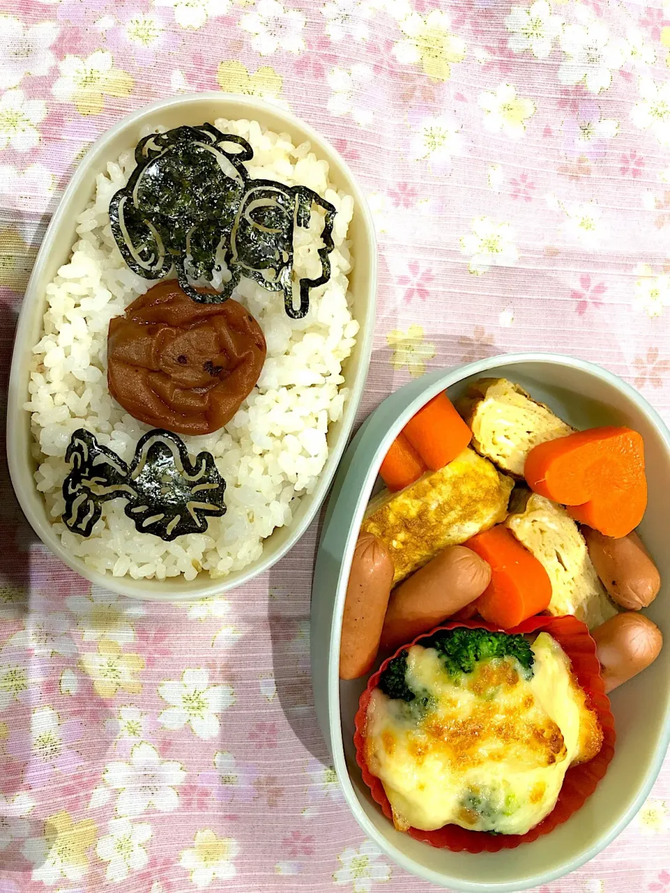 Snapdishの料理写真:#小学生弁当 #春休み|なかみほさん