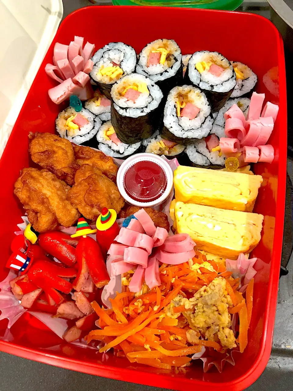 Snapdishの料理写真:🌸お弁当🍱|Mariettyさん