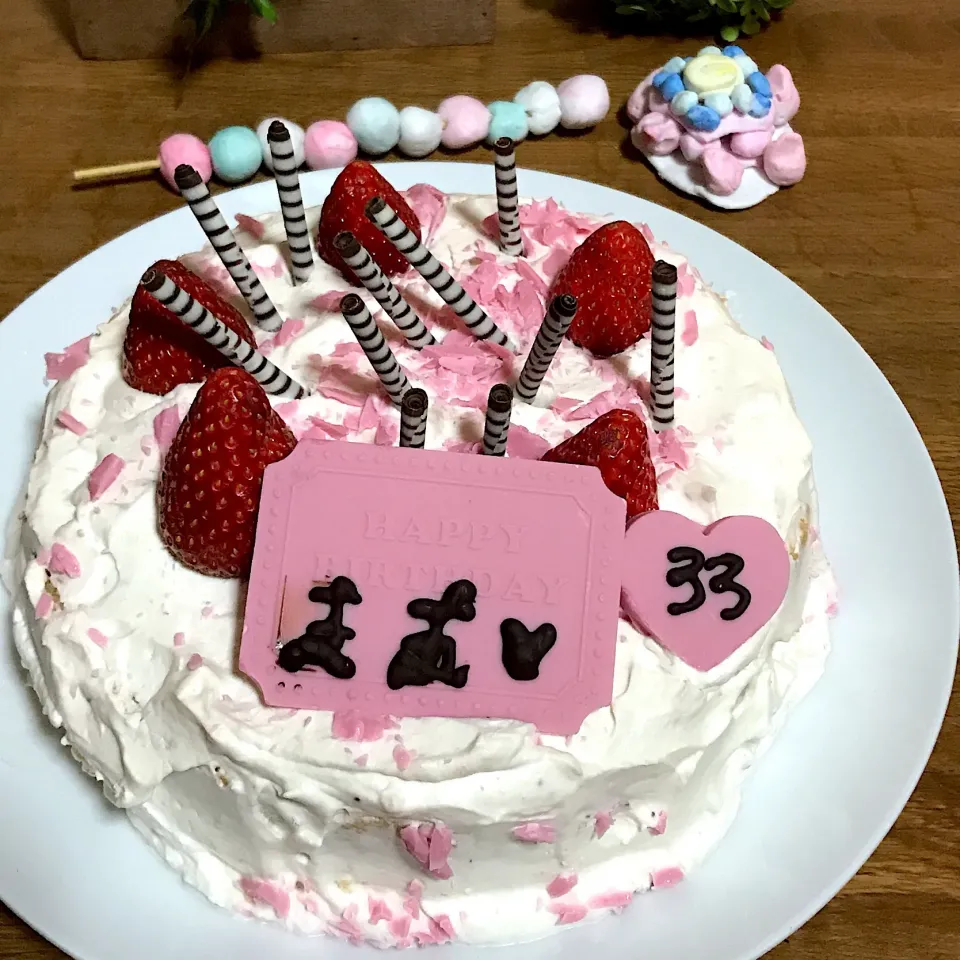 子どもが作ってくれたバースデーケーキ🎂|あやちゃんママさん