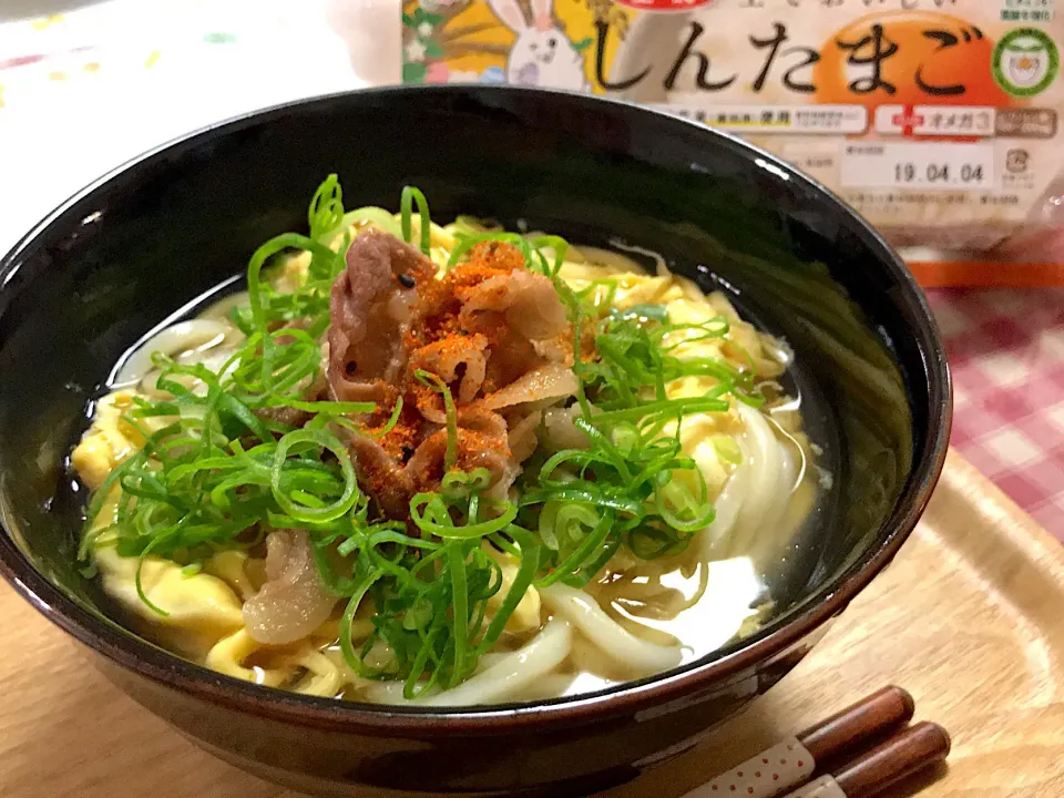 肉玉あんかけうどん〜
 #全農たまご #うどん|Loveミニーさん