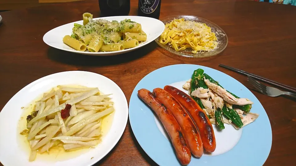 パスタ2種♪フランスビールで乾杯！|はるさん