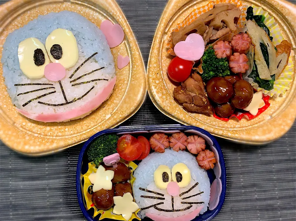 キャラ弁💓ドラえもん弁当|Bism❥さん