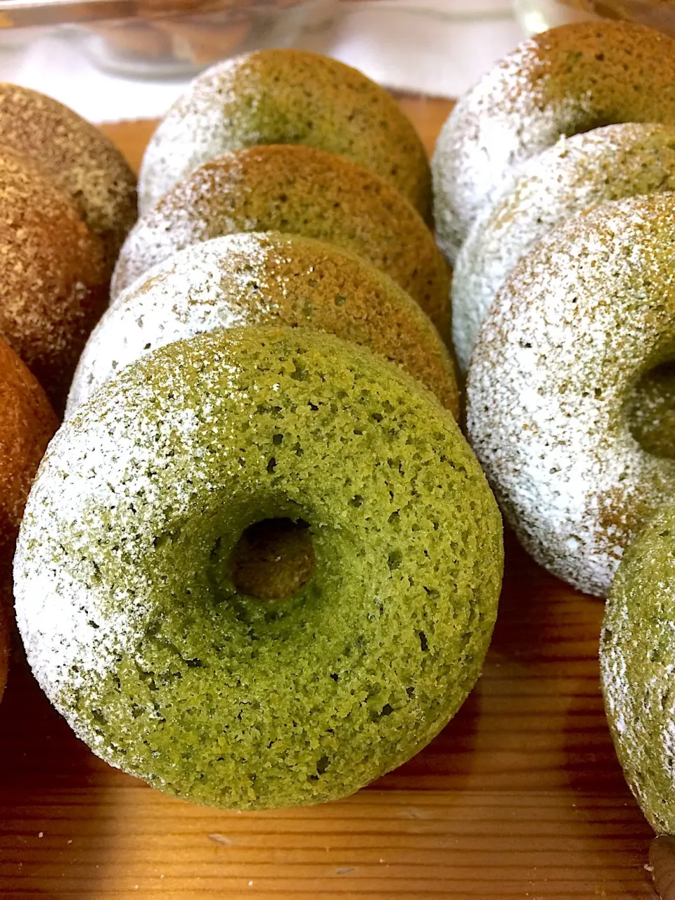 Green tea baked doughnuts|cheesyさん