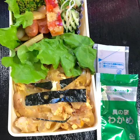 「プチ！プチ！海藻麺」を使ってみたSnapdishの料理・レシピ写真:お弁当〜〜🍱
旦那🍱