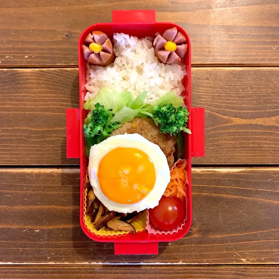 Snapdishの料理写真:ロコモコ弁当💕|ともさん