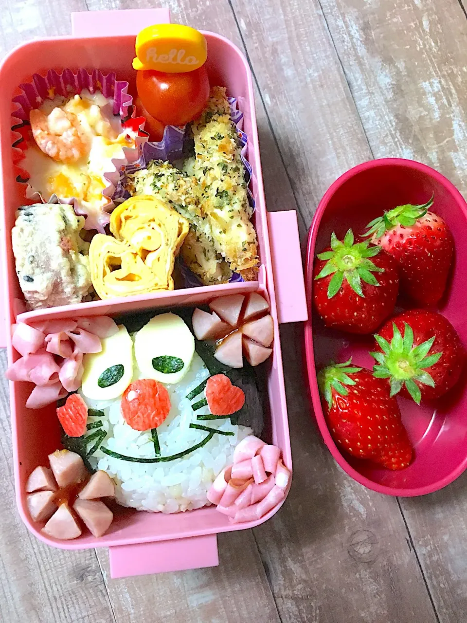 ドラえもん弁当
 #春休み弁当  #春休み  #娘弁当  #お弁当  #学童弁当  #キャラ弁  #ドラえもん  #ドラえもん弁当|こむぎさん