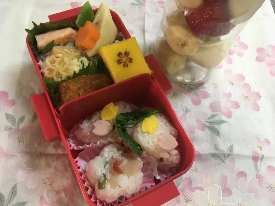 4月1日 新年度スタート弁当🌸|sakuramochiさん