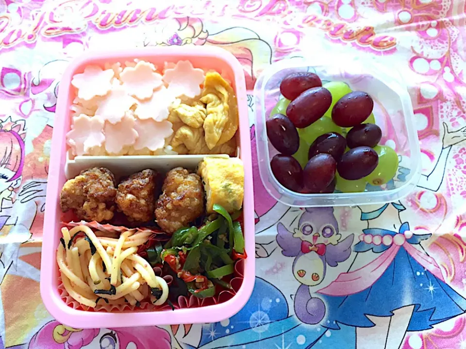 Snapdishの料理写真:2019/04/01学童弁当|さんだーさん