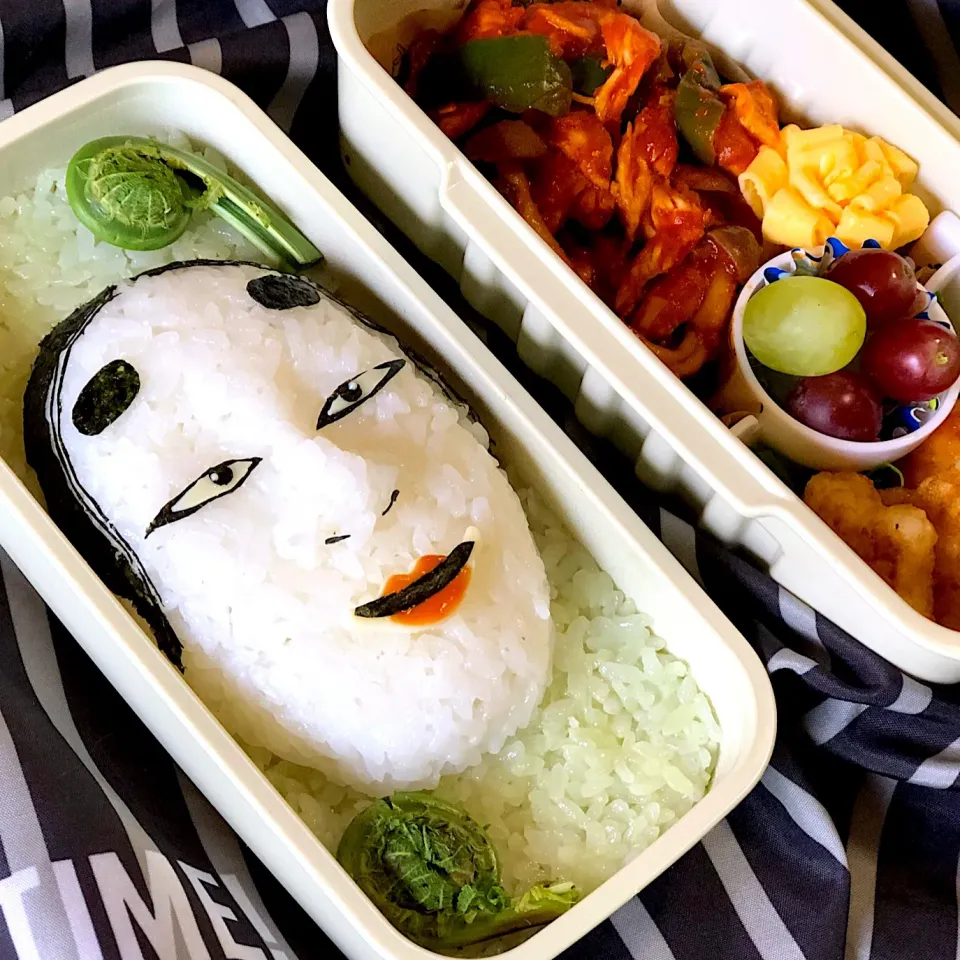 👹Gluten Free Noumen Bento👹
能面弁当🤣🤣🤣|The Reinhartsさん