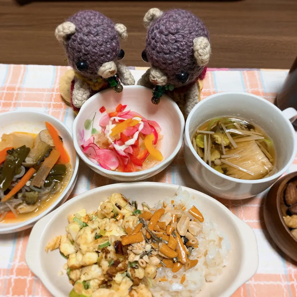 毎度のごちゃっと晩ご飯。|chagashiさん