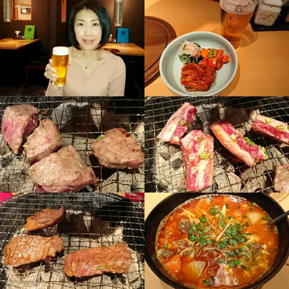 2019/4/1(月)焼き肉🌃🍺|しまだ ちえこさん