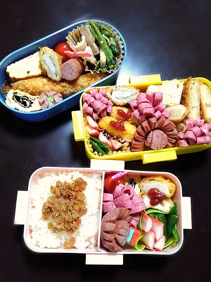 2019.04.02꙳★*ﾟ日常弁当•*¨*•.¸¸♬︎|ひゆりままさん