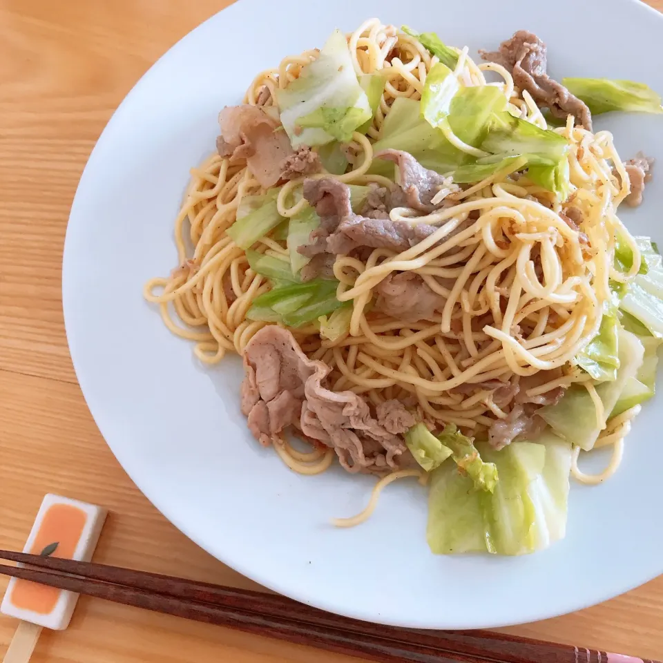 塩焼きそば(๑ ᴖ ᴑ ᴖ ๑)お昼ご飯|サチャンさん