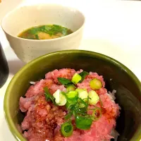 Snapdishの料理写真:ネギトロ丼？|メリーさん