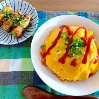 Snapdishの料理写真:旦那ランチ🍙|きゅうちゃんさん