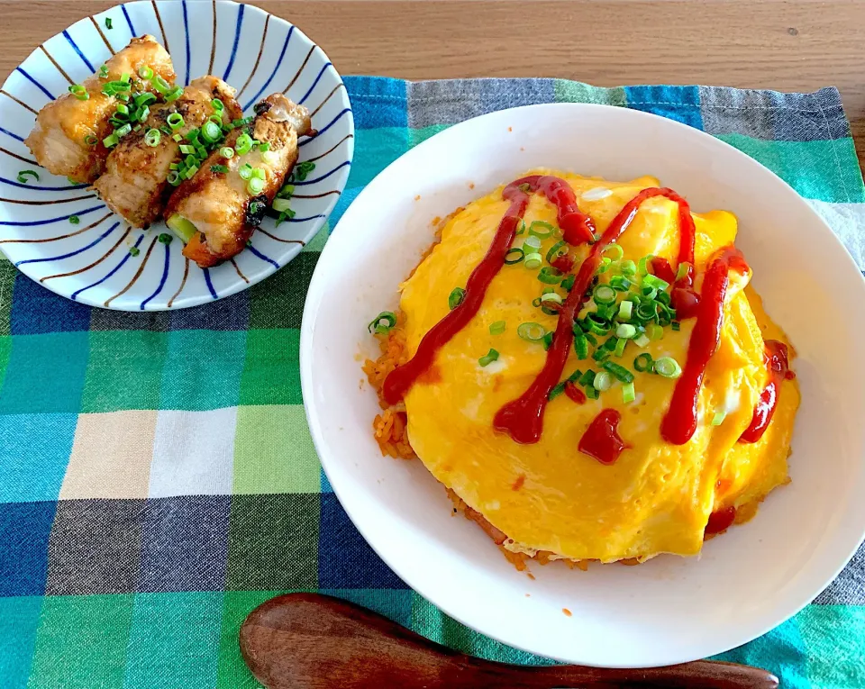 Snapdishの料理写真:旦那ランチ🍙|きゅうちゃんさん