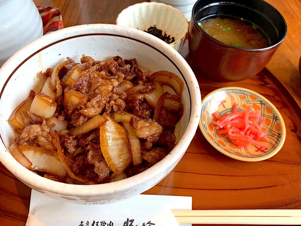 豚捨の牛丼♡|mieさん