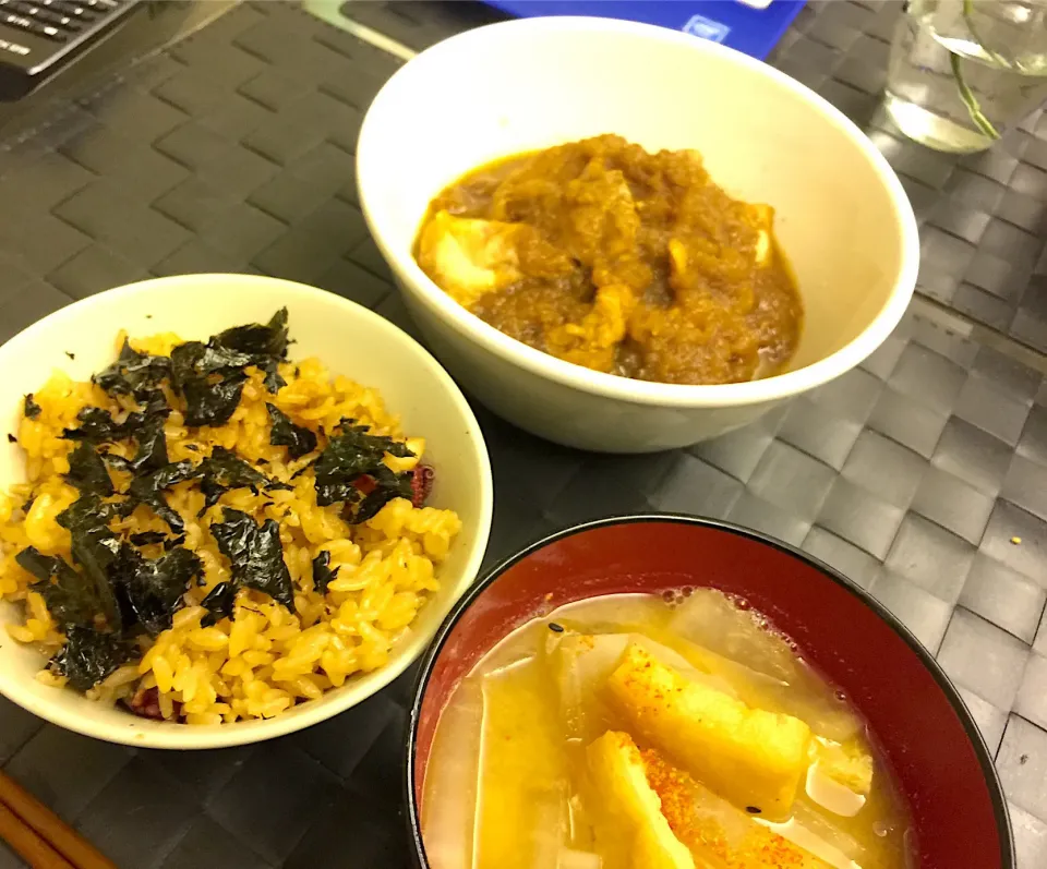 たこ飯と鶏肉の梅肉みぞれ煮|ミイさん