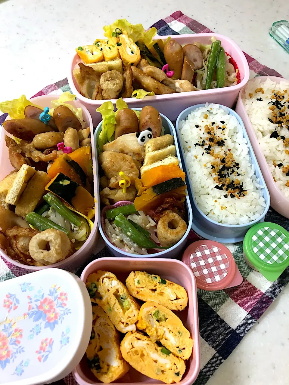 親子弁当🍙茶色🍙|ピヨまるさん