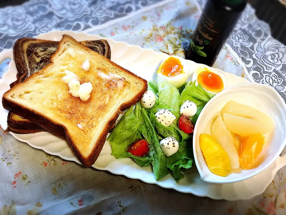 Snapdishの料理写真:モーニング ディッシュ|mikachlさん