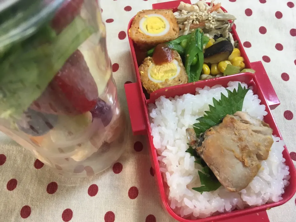 Snapdishの料理写真:4月3日 今日も晴天弁当🍱|sakuramochiさん