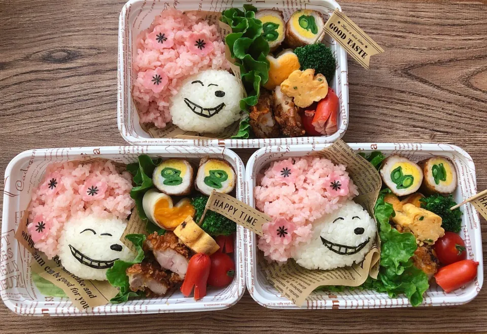 【SNOOPY】お花見弁当🌸|mamiさん