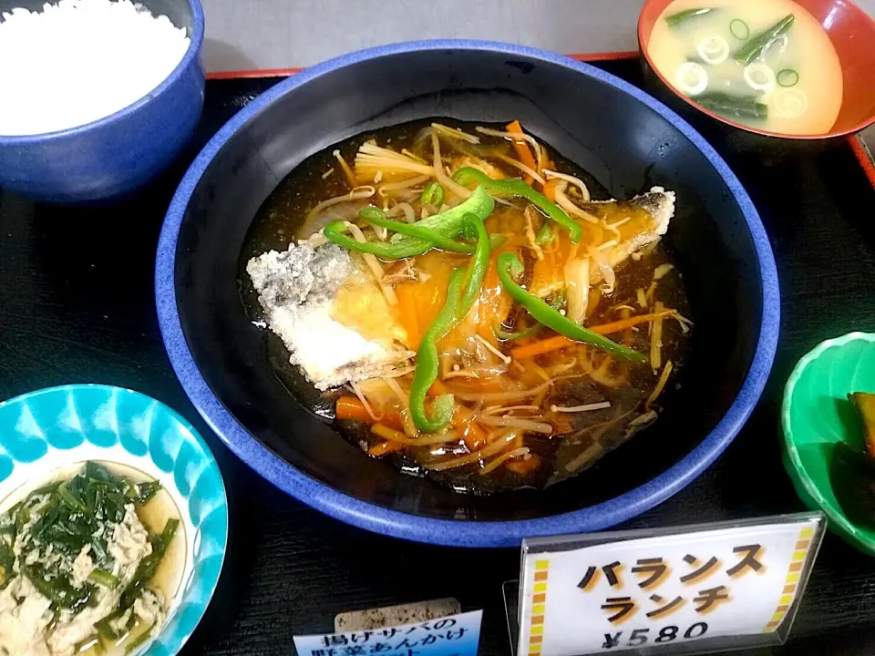 揚げサバの野菜あんかけ定食|nyama1さん