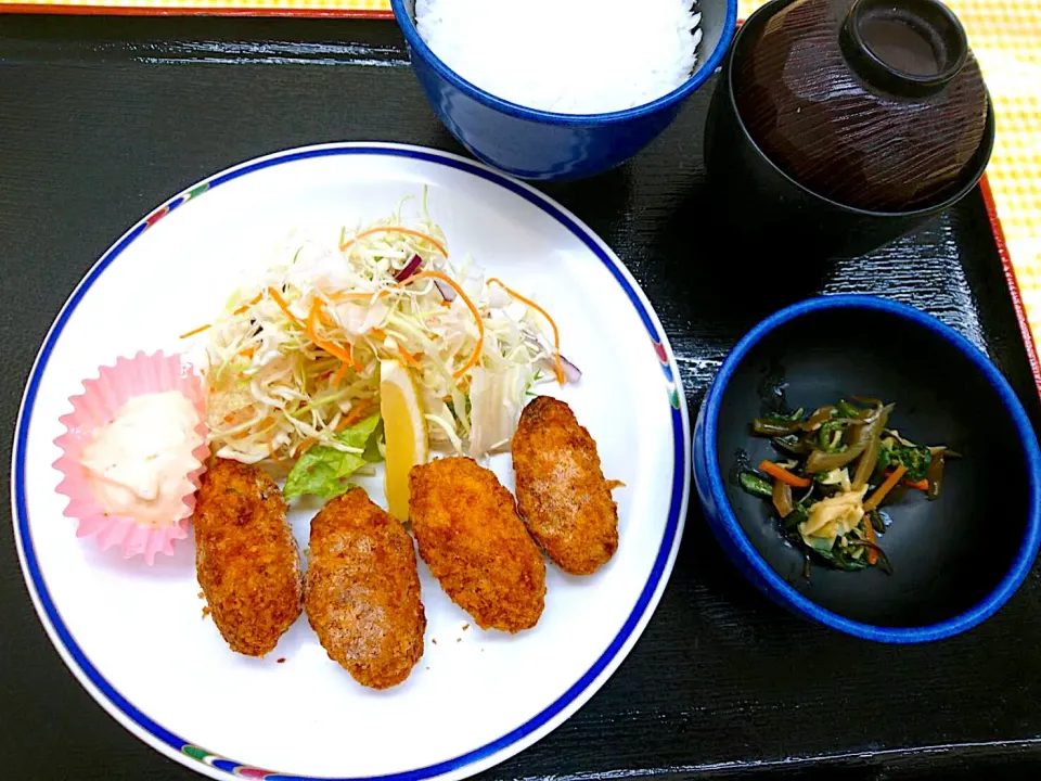 カキフライ定食|nyama1さん