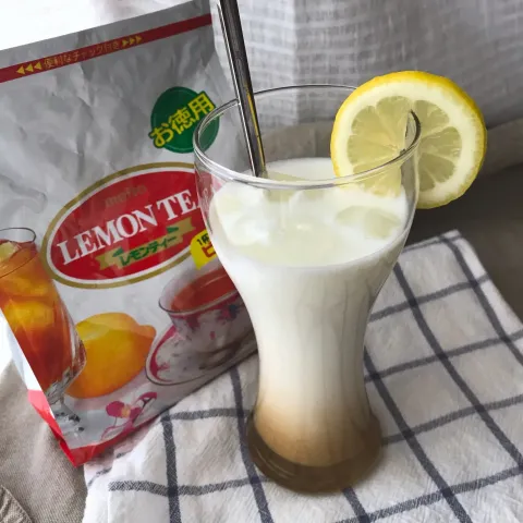 「レモンティー」を使ってみたSnapdishの料理・レシピ写真:レモンティーラッシー🍋♪