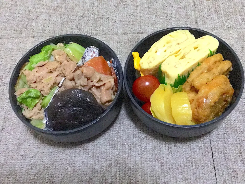 Snapdishの料理写真:旦那ちゃん弁当❤️|ちゃびきゅさん