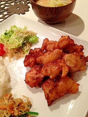 Snapdishの料理写真:ete6294さんの塩麹で鶏の唐揚げ #楽天レシピ|楽天レシピさん