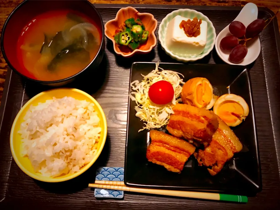 豚の角煮定食～🎶|パンダ母さん🐼さん