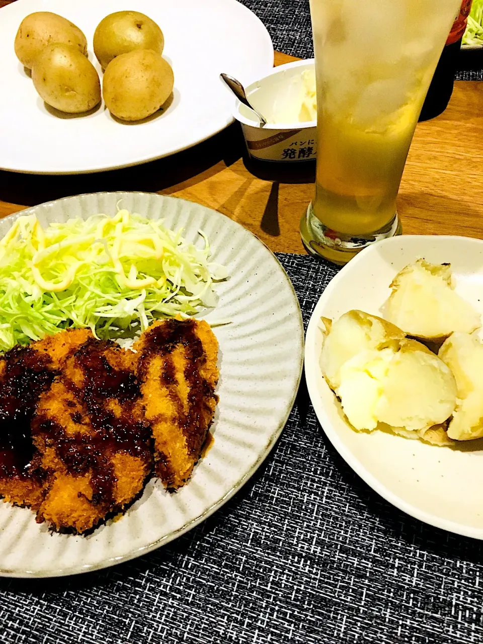 夜ごはん✨チキンカツ|ミッチ☆ママさん