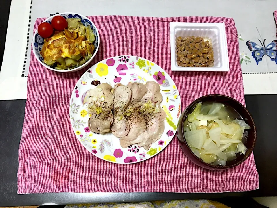 鶏肉のネギ塩だれのご飯|みよさん