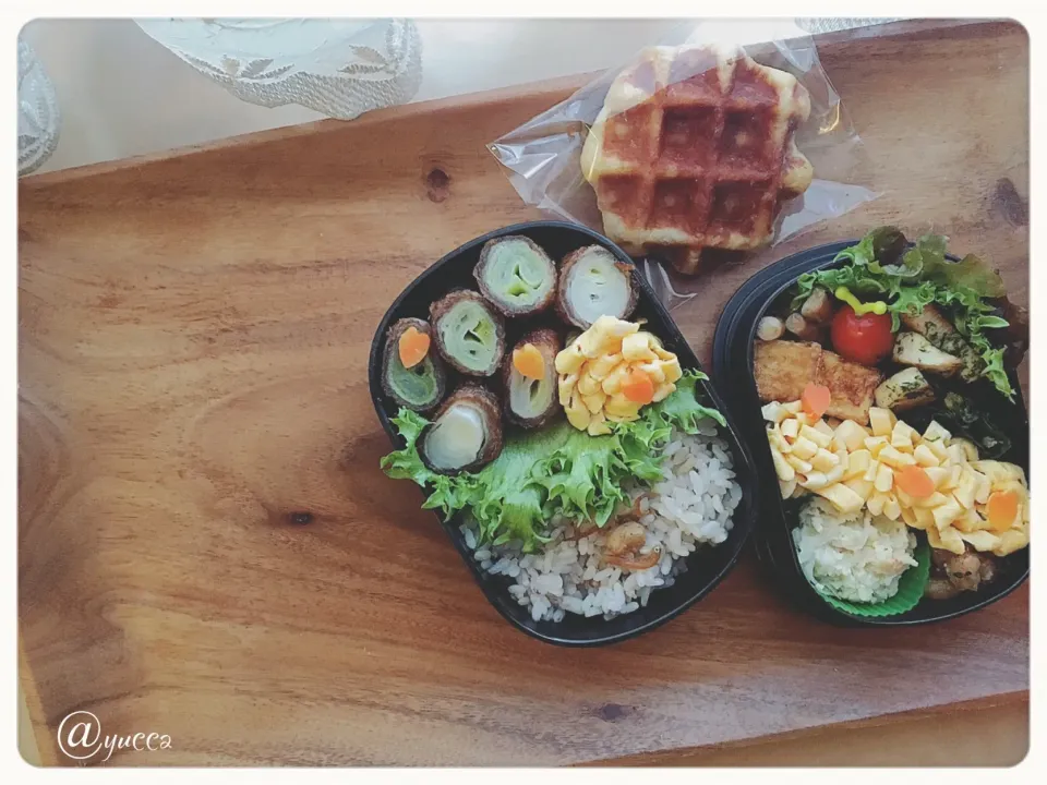 Snapdishの料理写真:JK補習弁当🌸2019.4.4(Thu.)|yucca@さん