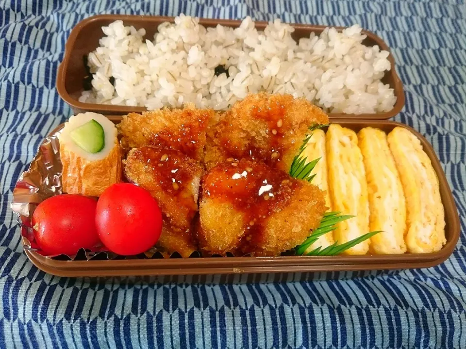 Snapdishの料理写真:☆今日のお弁当☆  パパのお弁当作り始めました。|hamamaさん