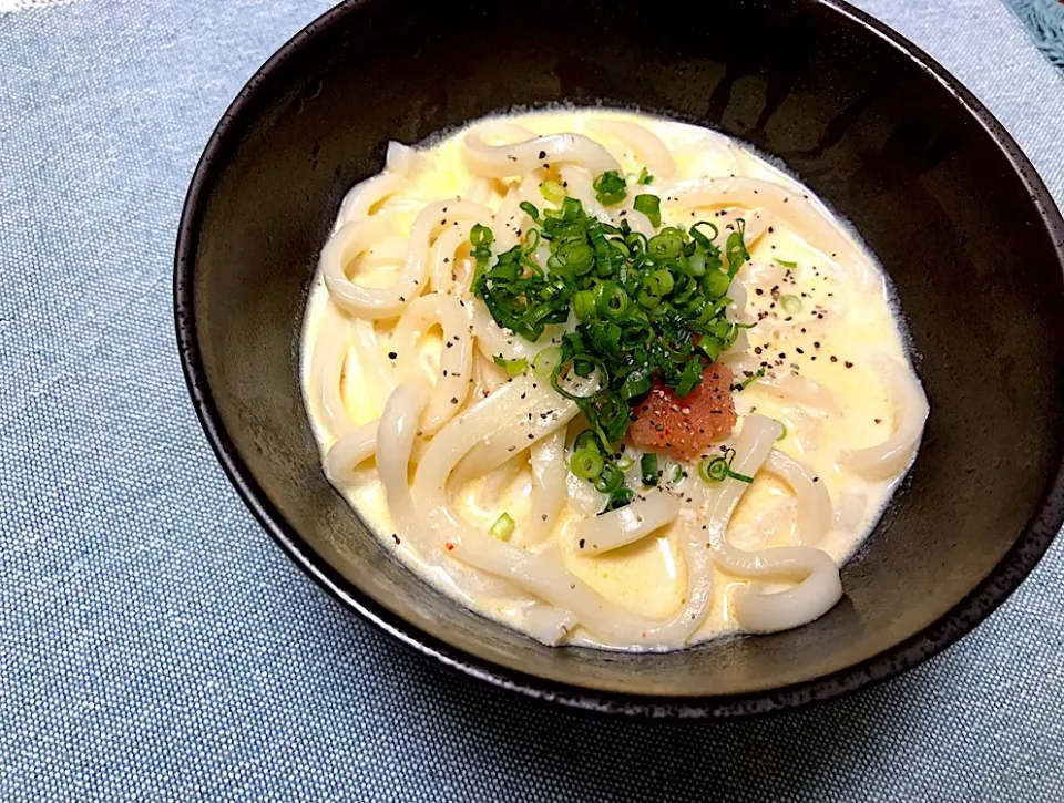 ★☆4.1おうちディナー☆★辛子明太の豆乳クリームうどん♪|さとみさん