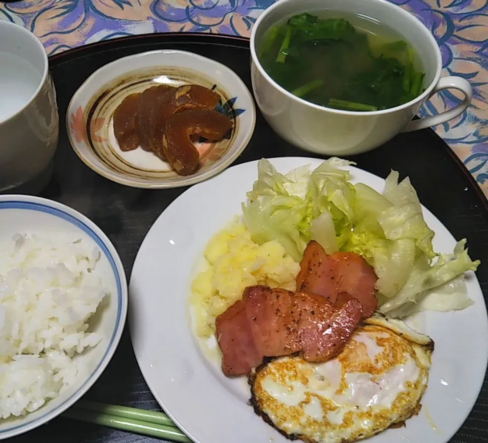 ばーばの朝食
冷凍マッシュポテト
灘の奈良漬|yoneばーばさん