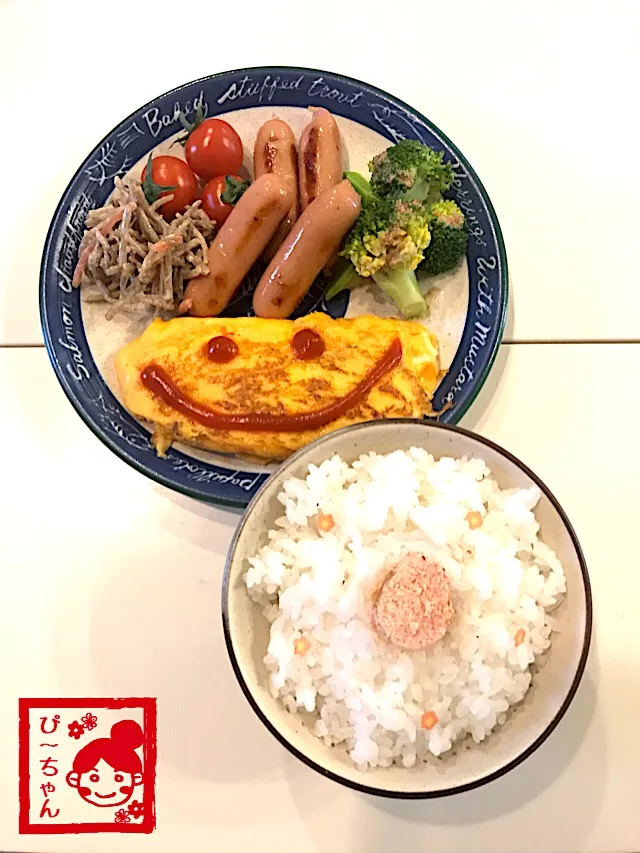 ねぼすけ次女の朝昼兼用ご飯😊|☆ぴ〜ちゃん☆さん