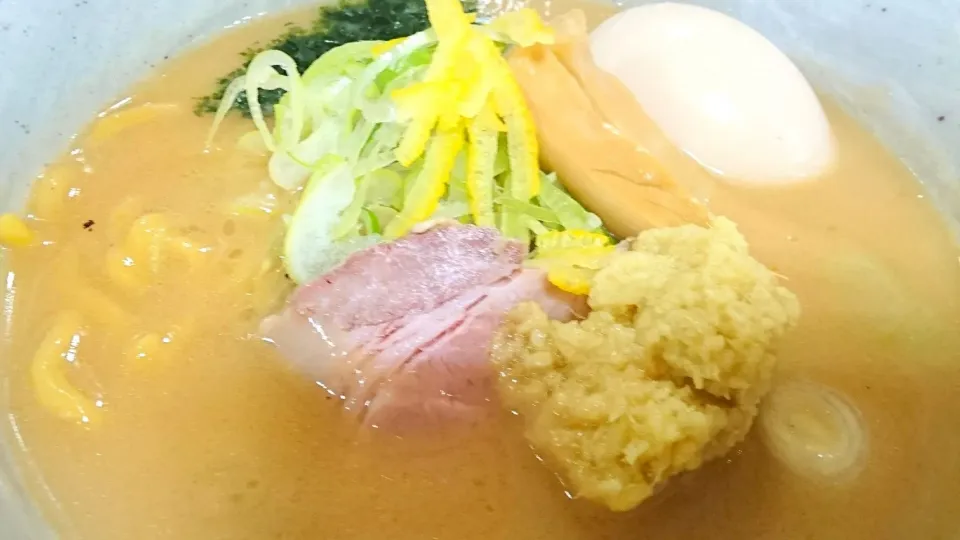 【4/8まで、石川県金沢市】
味噌専門 麺屋大河
味噌ラーメン（生姜多めとお願い、800円）
＋味玉（100円）
＠小田急百貨店新宿店
金沢・加賀・能登 味と技展
19063|大脇さん