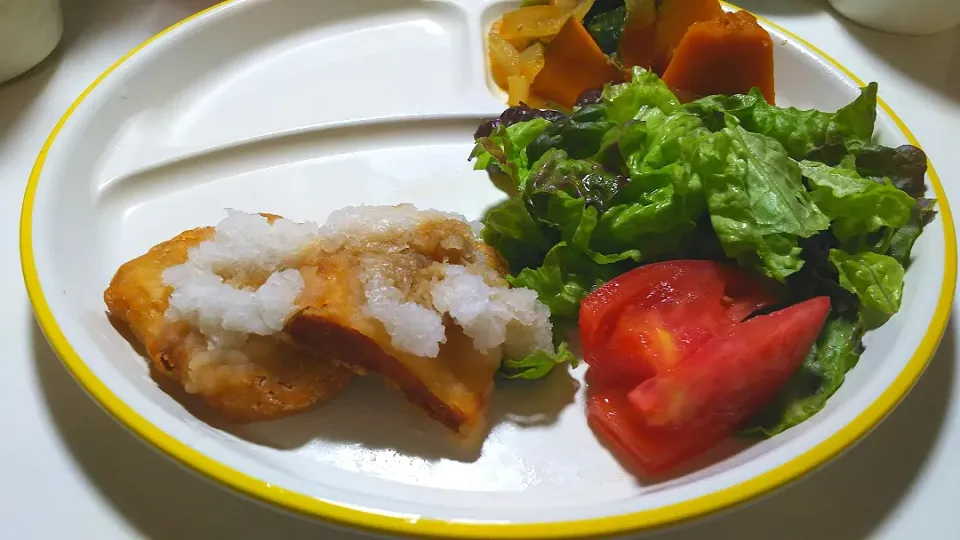 カジキマグロとトマト、かぼちゃの煮物|ゆりさん