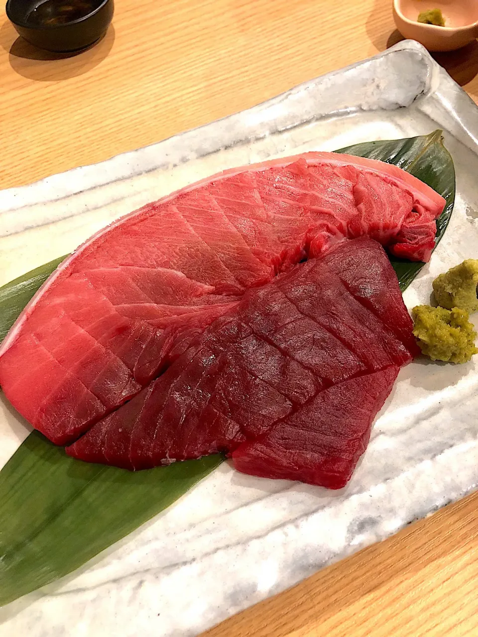 Snapdishの料理写真:マグロ断面のお刺身❗️|Hiroさん