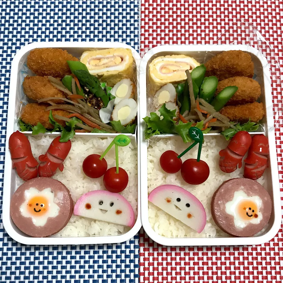 2019年4月5日 ムスコ・オレ弁当♪|クッキングおやぢさん