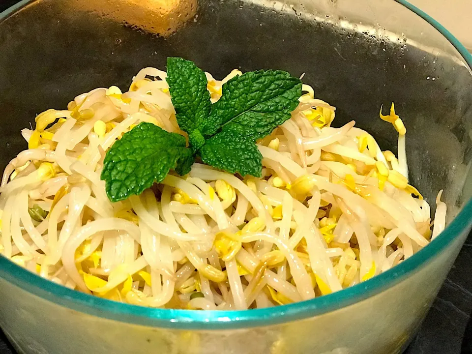 Sprout salad with sesame seed oil dressings|Babyluv Cabrera Ocampoさん