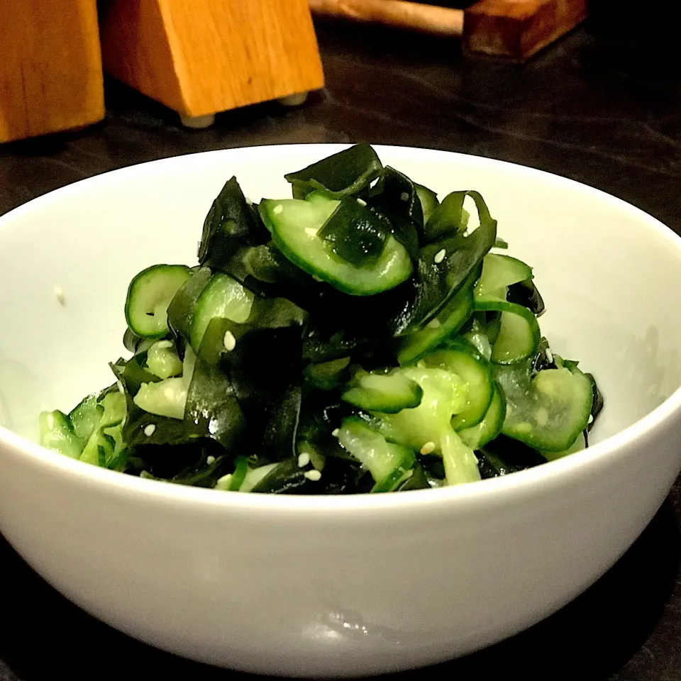 Side dish cucumber and Wakame Japanese style salad|Babyluv Cabrera Ocampoさん