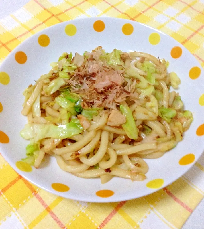 Snapdishの料理写真:ゆず茶55さんのだしが香る♪ツナ入り焼きうどん #楽天レシピ|楽天レシピさん