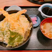 Snapdishの料理写真:#春の天丼#城彩苑#熊本グルメ|am7272さん