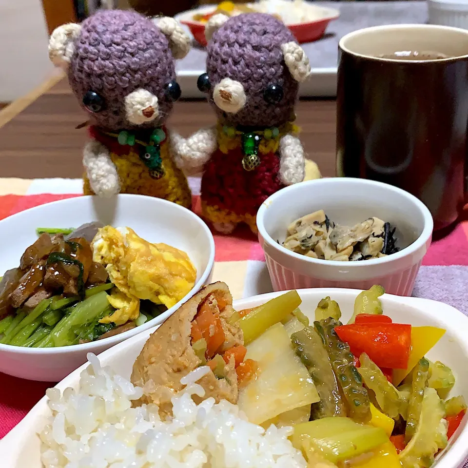 毎度のごっちゃり晩ごはん（╹◡╹）|chagashiさん