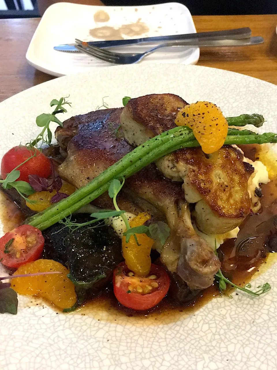 Duck confit and foie gras|karen limさん